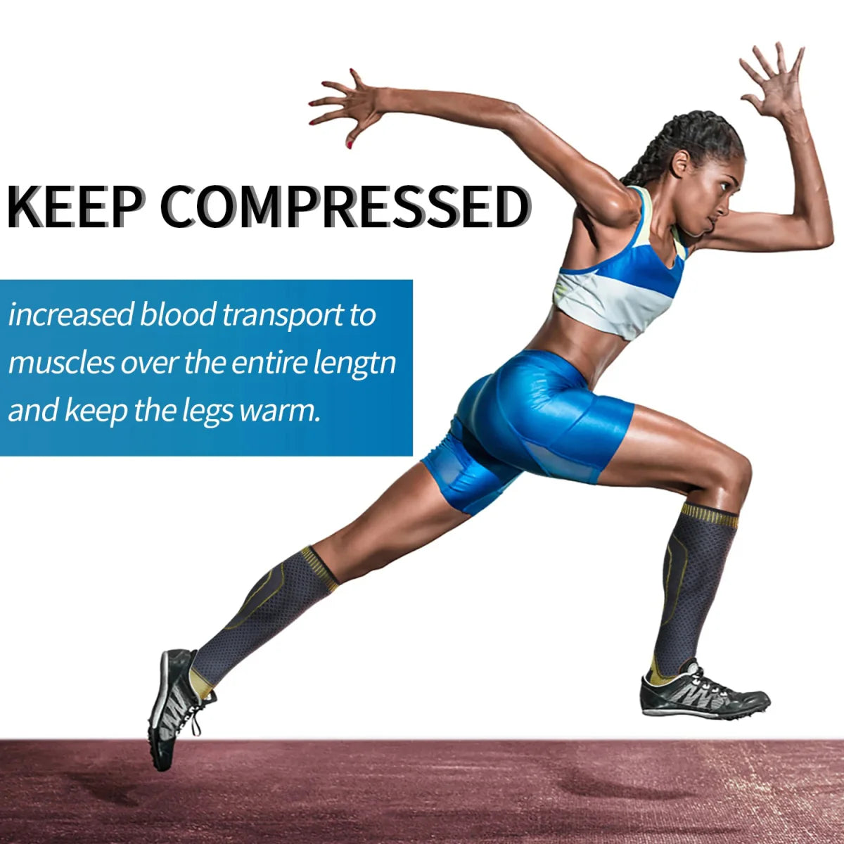 Premium Ankle Compression Sleeves - Breathable Support Socks for Swelling & Injury Recovery