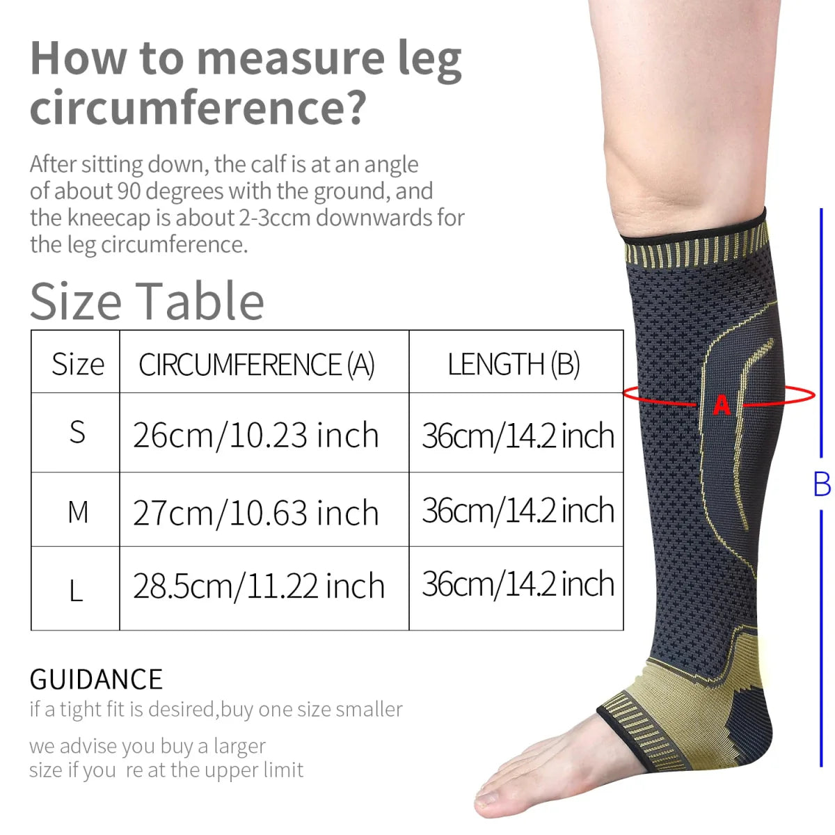 Premium Ankle Compression Sleeves - Breathable Support Socks for Swelling & Injury Recovery