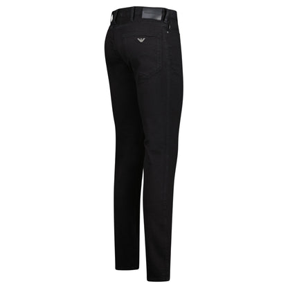 Emporio Armani J06 Slim Fit 5 Pocket Jeans Black