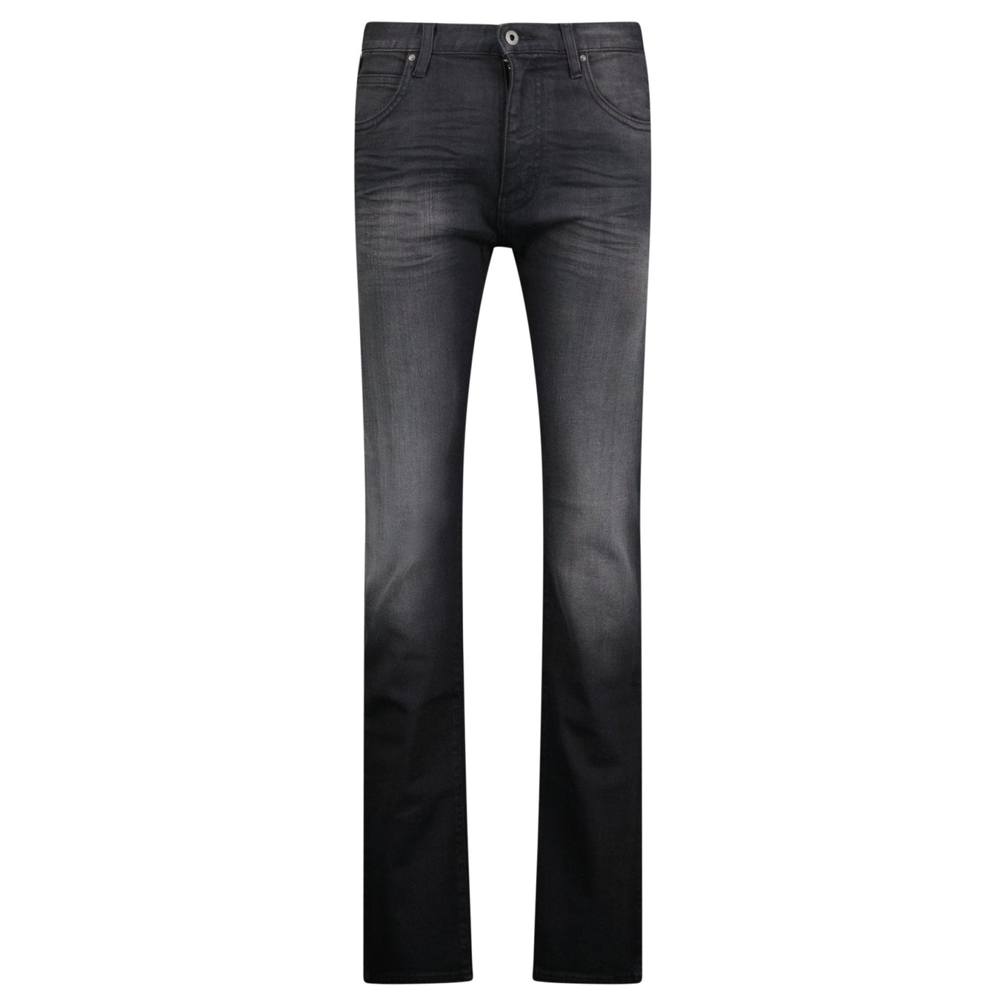 Emporio Armani J45 Regular Fit 5 Pocket Jeans Black