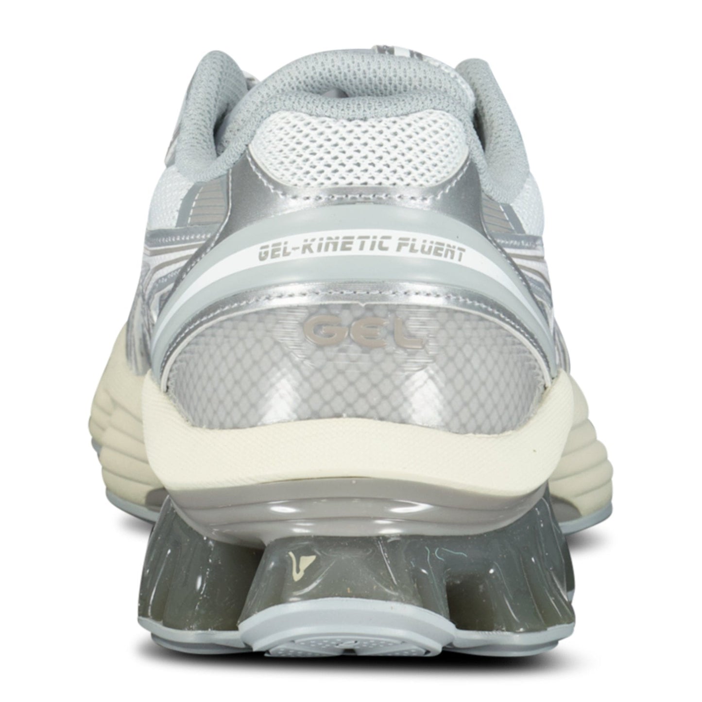 Asics GEL-KINETIC FLUENT Trainers White & Silver