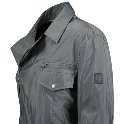 Belstaff Side Zip Motorbike New Bandit Fog Grey Jacket