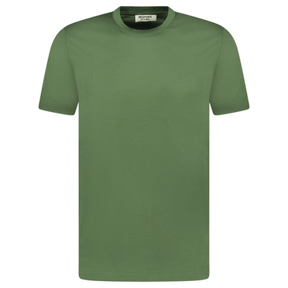 Bespoke Styling Mercerized Cotton T-Shirt Dark Green