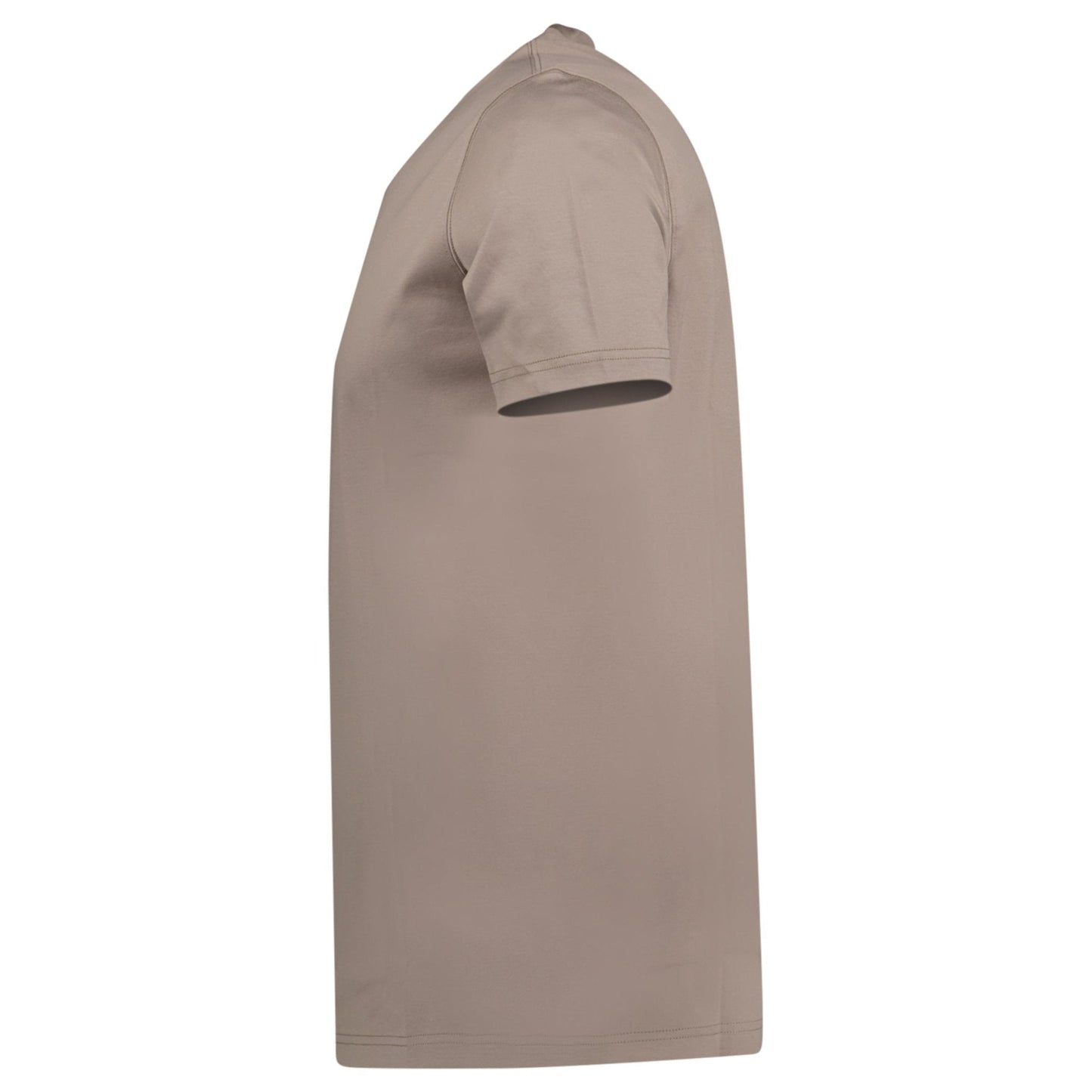 Bespoke Styling Mercerized Cotton T-Shirt Taupe