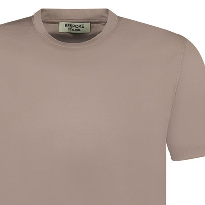 Bespoke Styling Mercerized Cotton T-Shirt Taupe