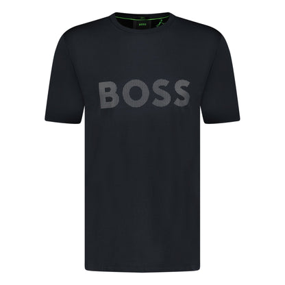 Hugo Boss Active Logo-Print T-Shirt Black