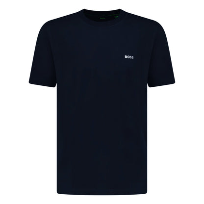 Hugo Boss Active Logo-Print T-Shirt Navy