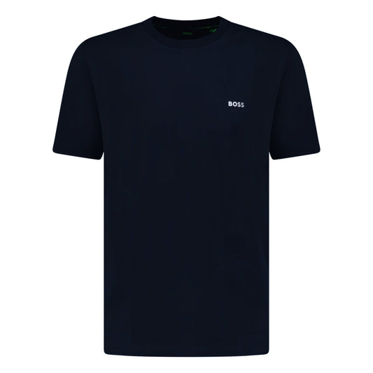 Hugo Boss Active Logo-Print T-Shirt Navy