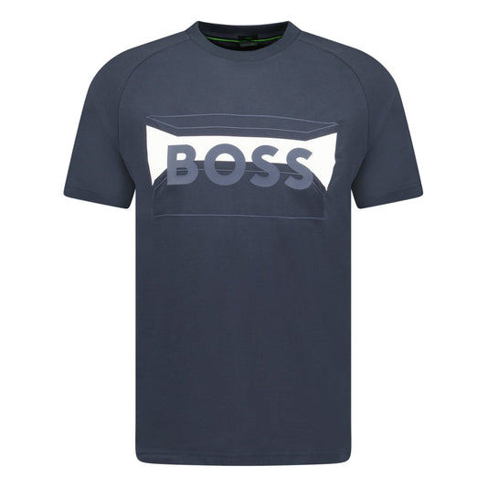 Hugo Boss Artwork Logo T-Shirt Navy