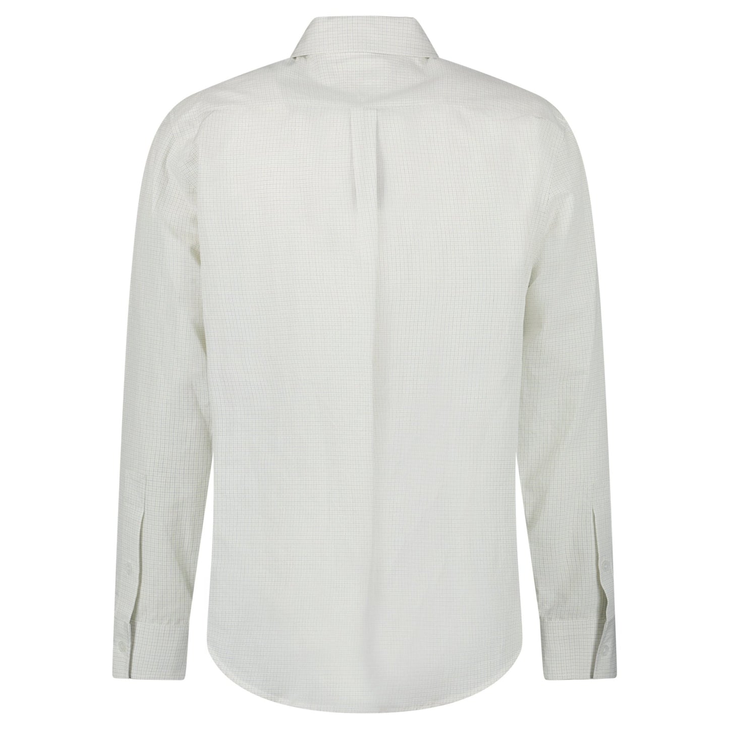 Bottega Veneta Cotton Linen Check Shirt in Brown/Bay Leaf