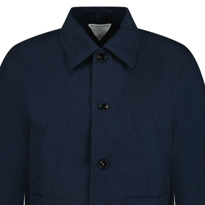 Bottega Veneta Buttoned Overshirt Navy