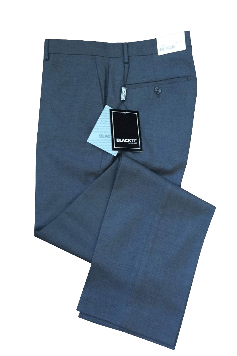 Bradley Steel Grey Suit Pants - Luxury Wool Blend, Modern & Slim Fit, Pre-Hemmed Design