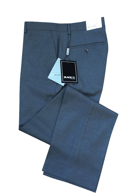Bradley Steel Grey Suit Pants - Luxury Wool Blend, Modern & Slim Fit, Pre-Hemmed Design