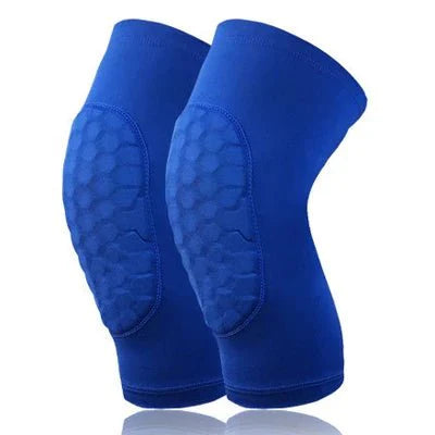 Breathable Compression Knee Sleeves with Honeycomb Support - Adjustable Fit