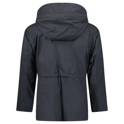 Burberry 'Birley' Check Hooded Rain Jacket Black