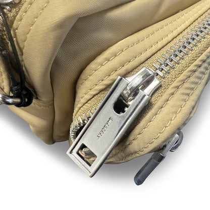 Burberry 'Ellison' Cross Body Messenger Bag Gold Honey