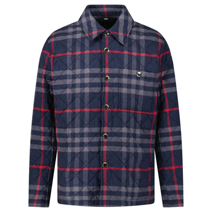 Burberry 'Forres' Diamond Quilted Jacket Navy