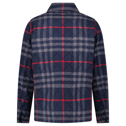 Burberry 'Forres' Diamond Quilted Jacket Navy