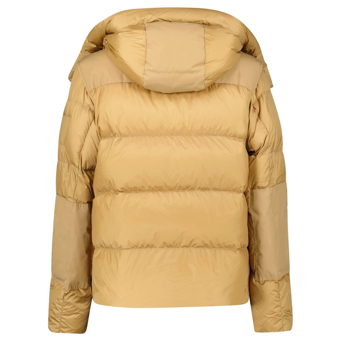 Burberry 'Leeds' Detachable Sleeve Hooded Down Jacket Warm Honey