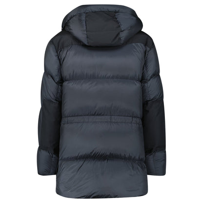 Burberry 'Lindford' Puffer Coat in Charcoal Grey