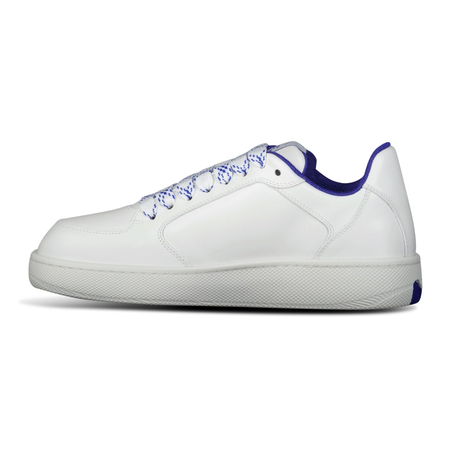 Burberry Stock Leather Sneakers in White