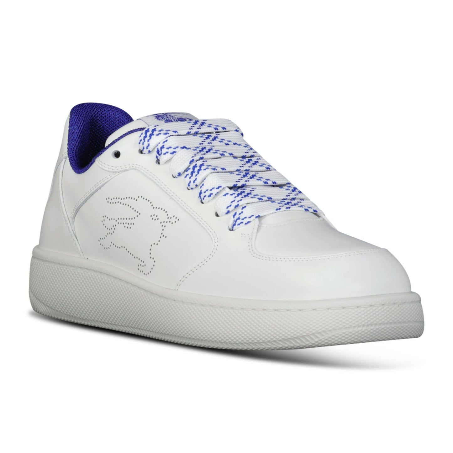 Burberry Stock Leather Sneakers in White