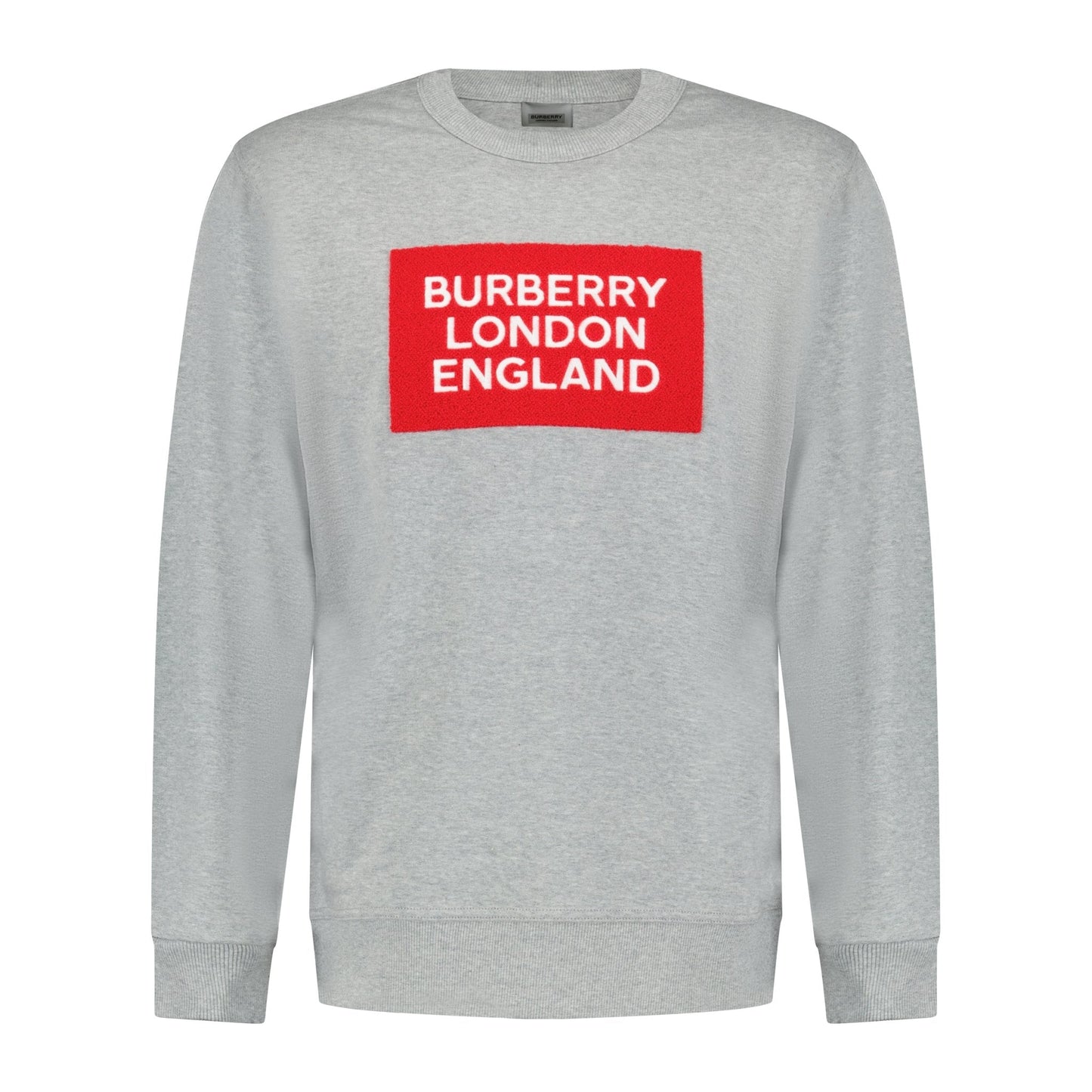 Burberry 'Fawson' Print Cotton Sweatshirt Grey