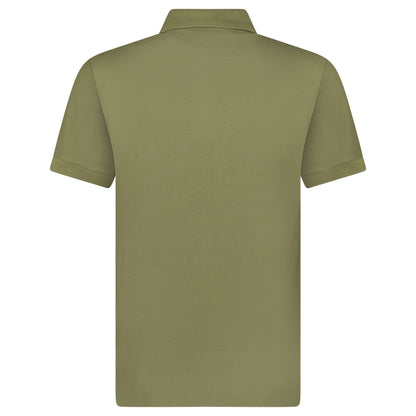 Burberry 'Hartford' Check Placket Polo Olive