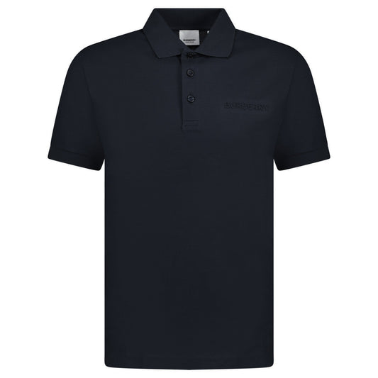 Burberry 'Hartford' Embossed Logo Polo Black