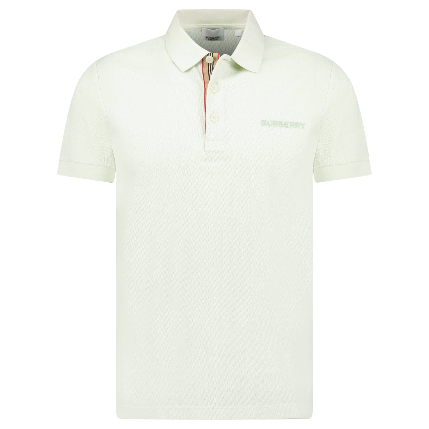Burberry 'Hartford' Signature Colour Placket Polo Pistachio