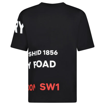 Burberry Horseferry Cotton T-Shirt Black