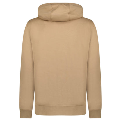 Burberry 'Hove' Logo Hoodie Zip Sweatshirt Camel Beige