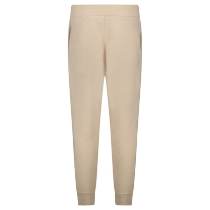 Burberry 'Hunton' Knitted Cuffed Cashmere Sweatpants Soft Fawn Beige