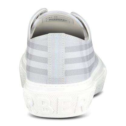 Burberry 'Jack Low' Check Trainers Grey