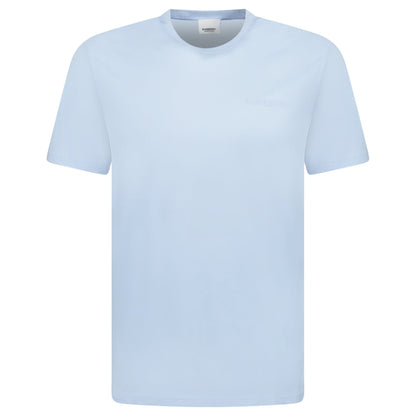 Burberry 'Jenson' Crew Neck Logo T-Shirt Light Blue