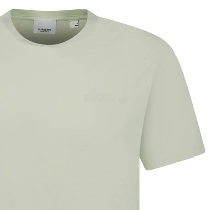 Burberry 'Jenson' Crew Neck Logo T-Shirt Light Green