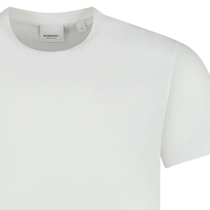 Burberry 'Jenson' Crew Neck Logo T-Shirt White