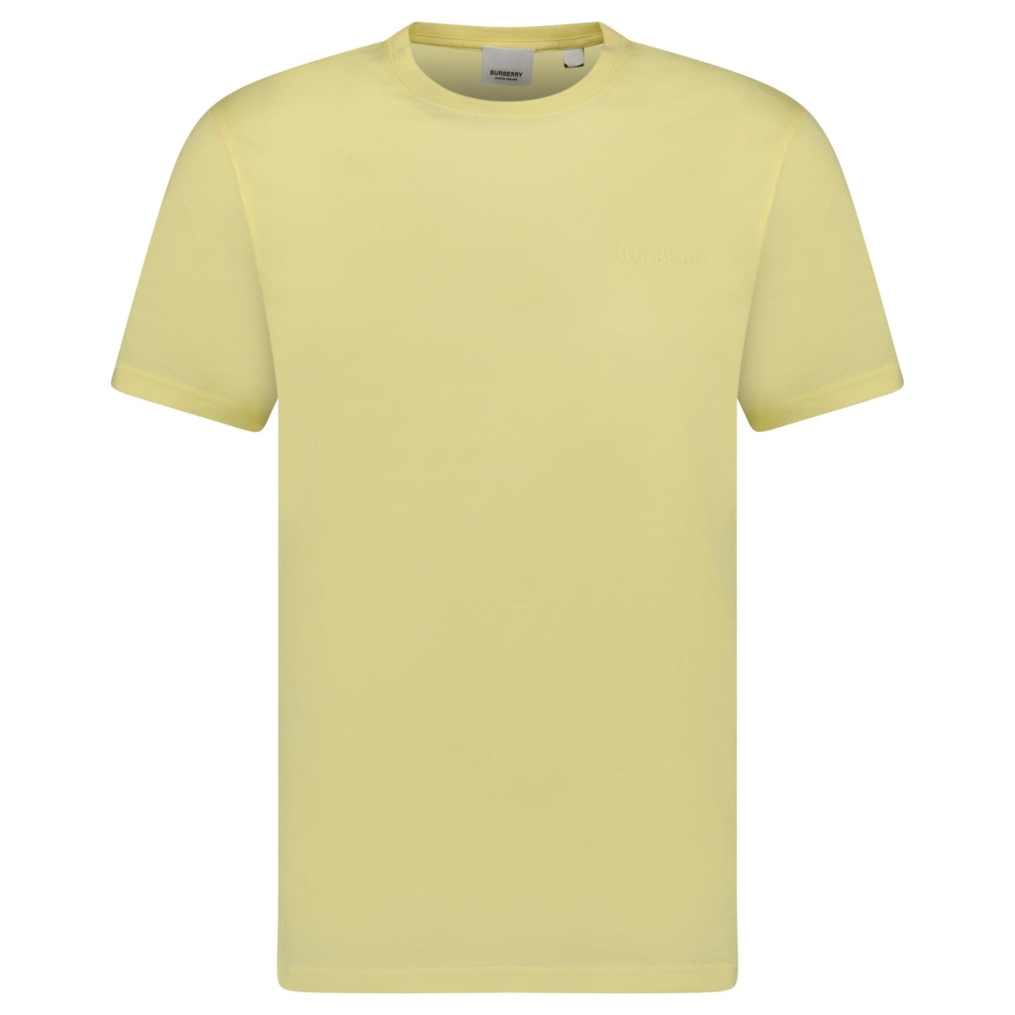 Burberry 'Jenson' Crew Neck Logo T-Shirt Yellow