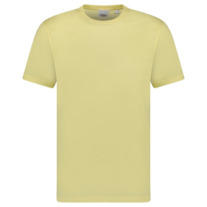 Burberry 'Jenson' Crew Neck Logo T-Shirt Yellow