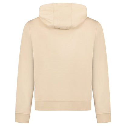 Burberry 'Keira' Logo Hoodie Zip Sweatshirt Beige