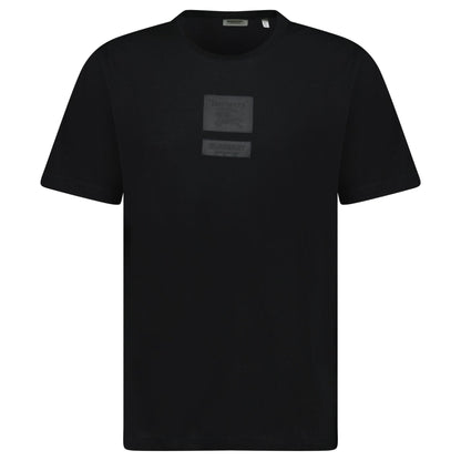 Burberry 'Margot' Embroidery London England Logo T-Shirt Black