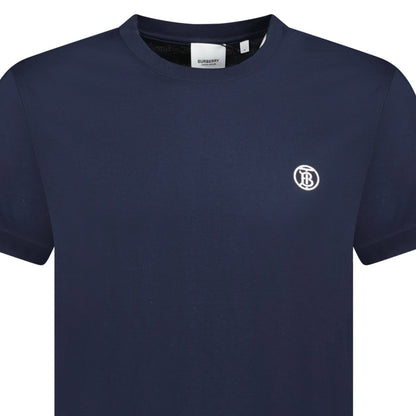 Burberry 'Parker' Short Sleeve T-Shirt Navy (Defect)