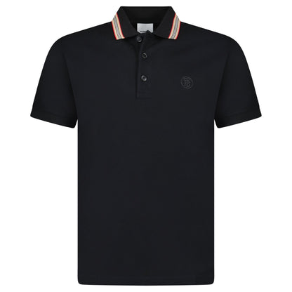 Burberry 'Pierson' TB Collar Polo-Shirt Black