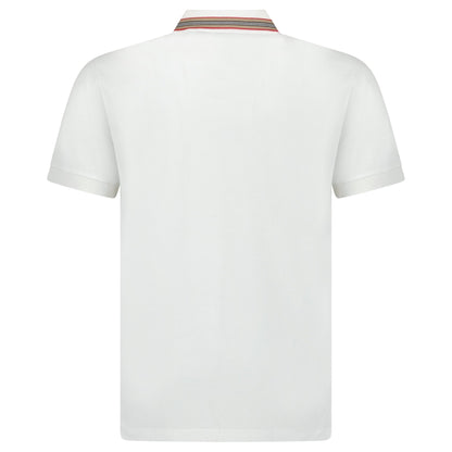 Burberry 'Pierson' TB Collar Polo-Shirt White