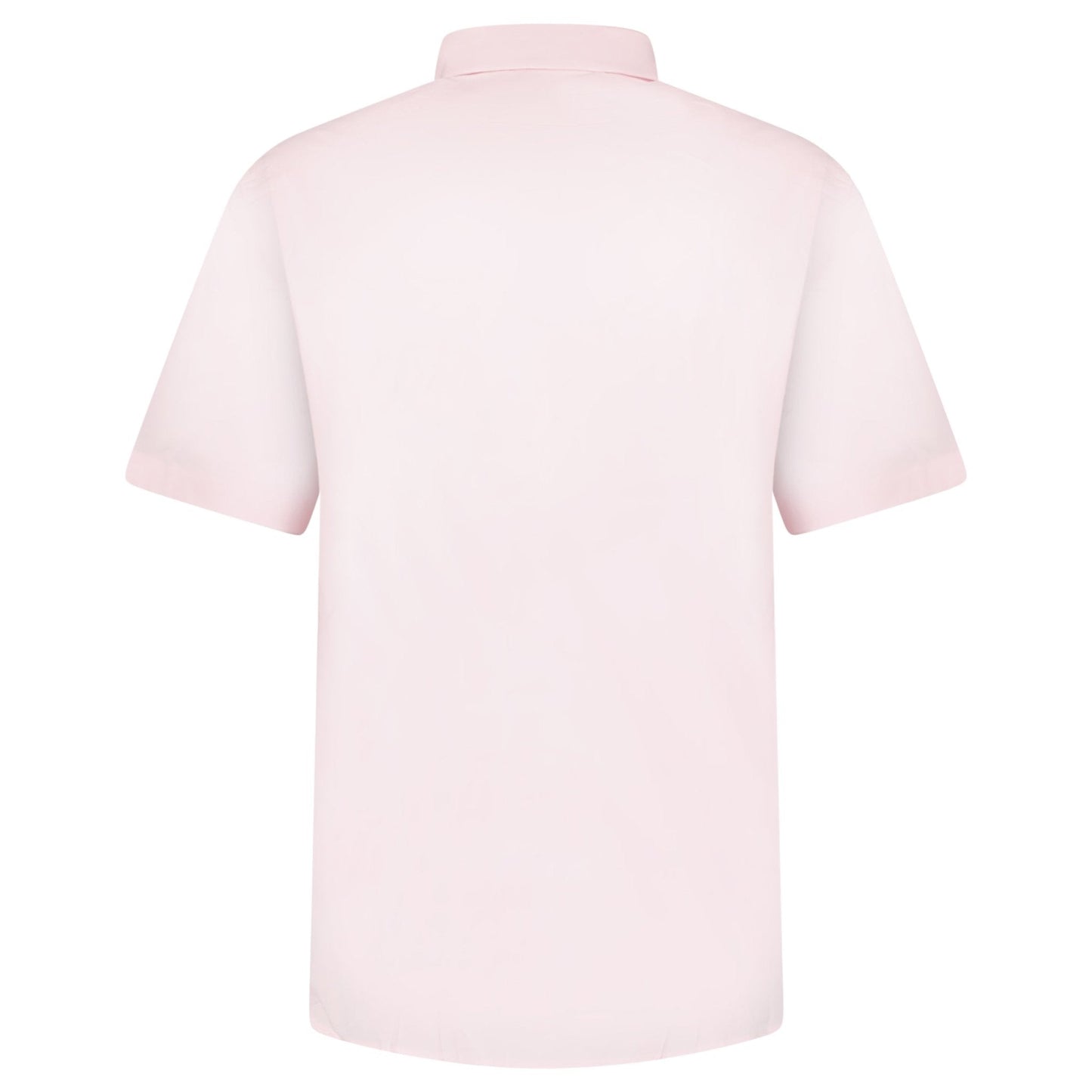 Burberry 'Shefford' Check Placket Short Sleeve Shirt in Pale Pink
