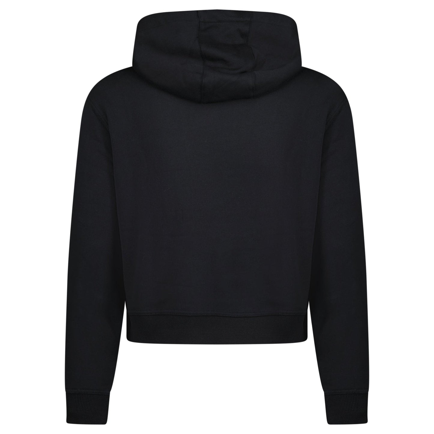 Burberry 'Talley' Embroidery Logo Check Hooded Sweatshirt Black