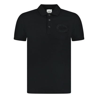 Burberry 'Walworth' Crest Polo-Shirt Black