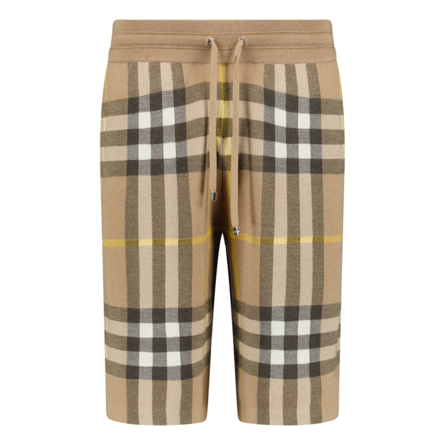 Burberry 'Weaver' Cotton Shorts Truffle Check Brown