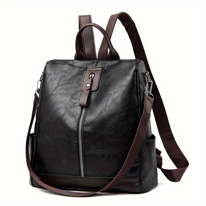 Urban Commute Leisure Backpack with Anti-Theft High Quality Design, Adjustable Shoulder Straps & Accents - Stylish Durable Travel Backpack