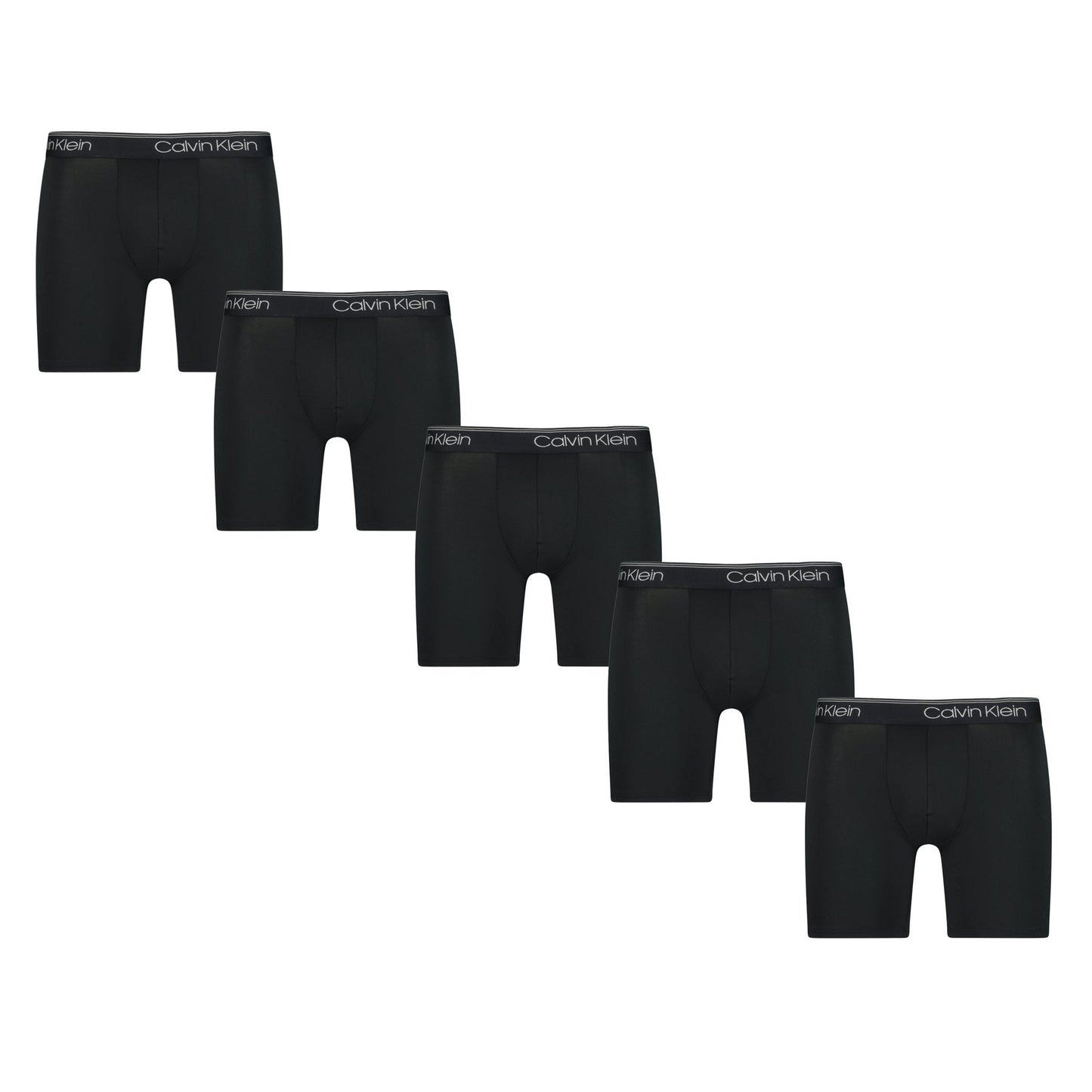 Calvin Klein Microfiber Stretch Boxers Black (5 Pack)